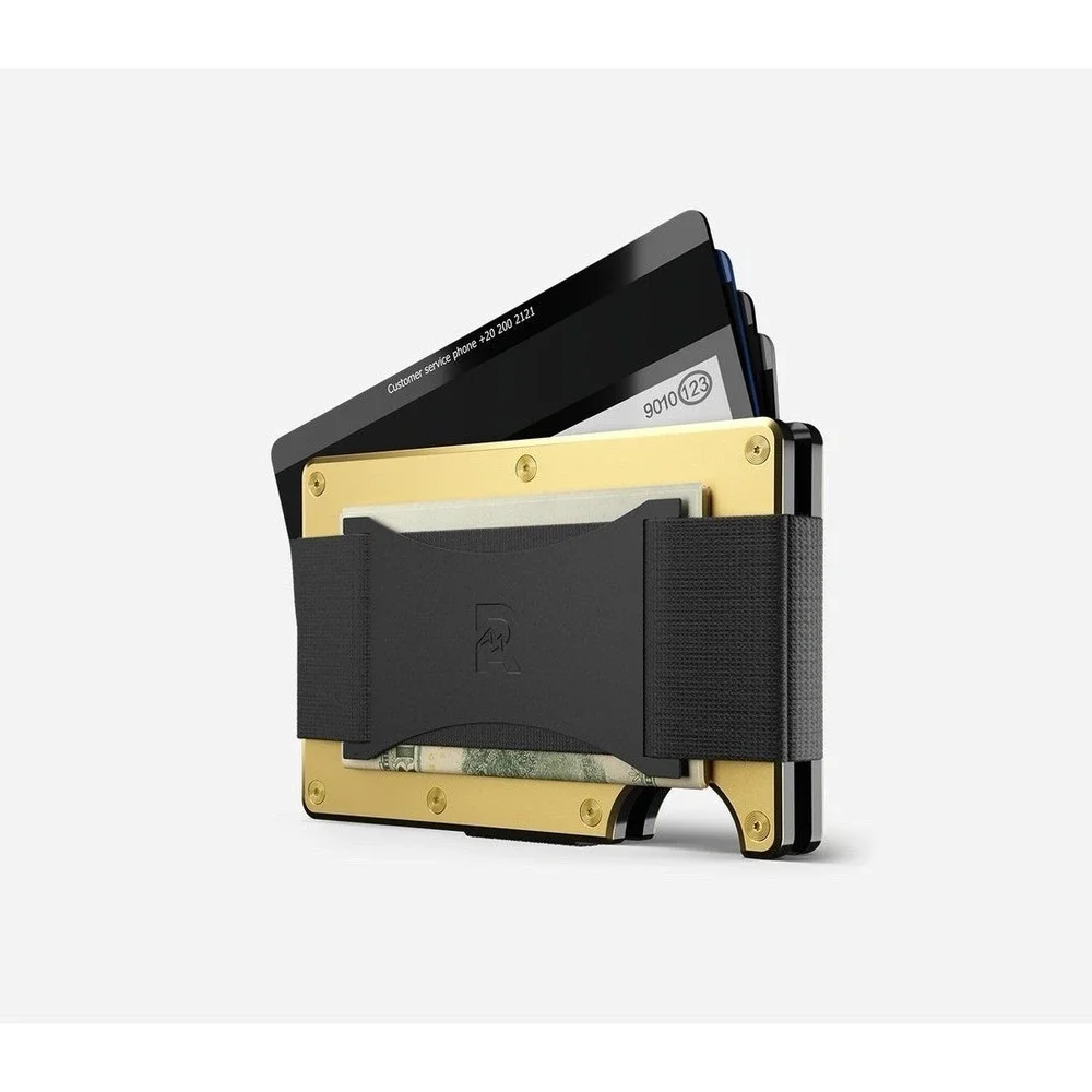 Ridge Wallet Bundle  - 24‎ Karat Gold - NEW!! Cash Strap & Money Clip